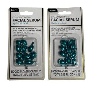 b.pure Hyaluronic Acid Facial Serum Capsules 2 Pack 20 Count